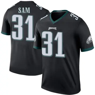 Andre' Sam Men's Legend Black Philadelphia Eagles Color Rush Jersey