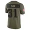 Andre' Sam Men's Limited Olive Philadelphia Eagles 2025 Salute to Service Jersey