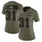 Andre' Sam Women's Limited Olive Philadelphia Eagles 2025 Salute to Service Jersey