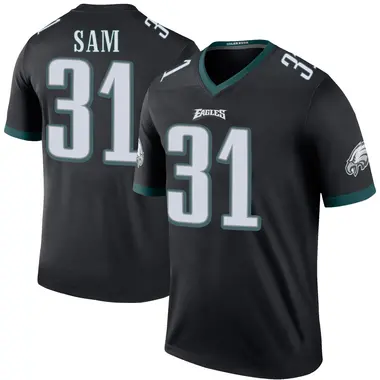 Andre' Sam Youth Legend Black Philadelphia Eagles Color Rush Jersey