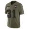 Andre' Sam Youth Limited Olive Philadelphia Eagles 2025 Salute to Service Jersey