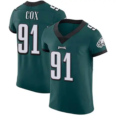 Fletcher Cox Men's Elite Green Philadelphia Eagles Midnight Team Color Vapor Untouchable Jersey