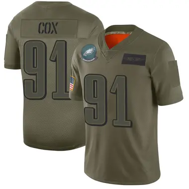 Fletcher Cox Men's Limited Camo Philadelphia Eagles 2019 Salute to Service Jersey