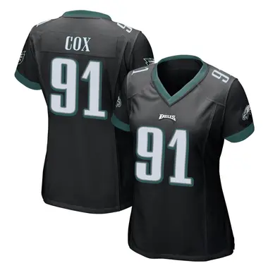 Fletcher Cox Women's Game Black Philadelphia Eagles Alternate Jersey