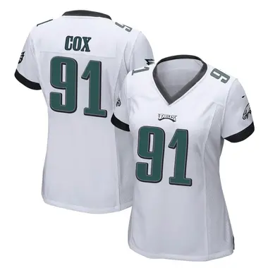 Fletcher Cox Women's Game White Philadelphia Eagles Jersey