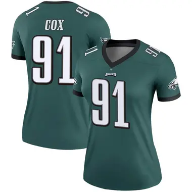 Fletcher Cox Women's Legend Green Philadelphia Eagles Jersey