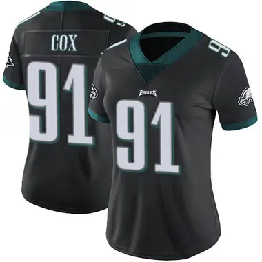 Fletcher Cox Women's Limited Black Philadelphia Eagles Alternate Vapor Untouchable Jersey