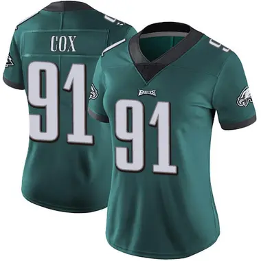 Fletcher Cox Women's Limited Green Philadelphia Eagles Midnight Team Color Vapor Untouchable Jersey