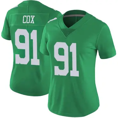Fletcher Cox Women's Limited Green Philadelphia Eagles Vapor Untouchable Jersey