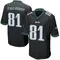 Grant Calcaterra Men's Game Black Philadelphia Eagles Alternate Jersey