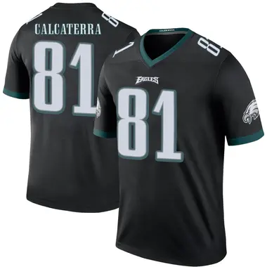 Grant Calcaterra Men's Legend Black Philadelphia Eagles Color Rush Jersey