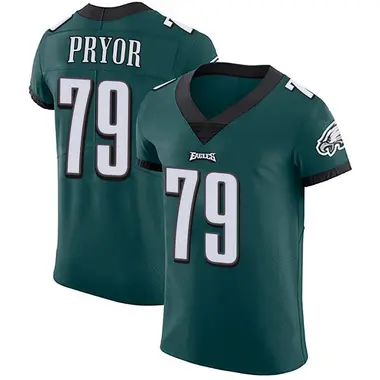 Matt Pryor Men's Elite Green Philadelphia Eagles Midnight Team Color Vapor Untouchable Jersey