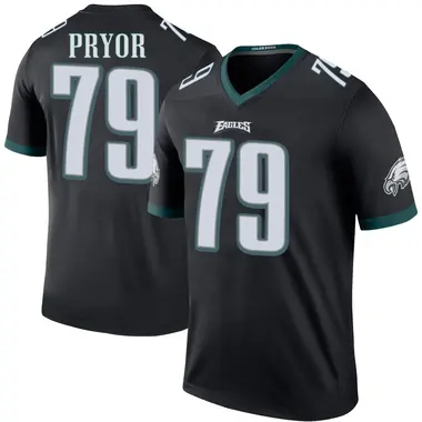 Matt Pryor Men's Legend Black Philadelphia Eagles Color Rush Jersey