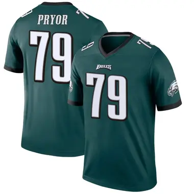 Matt Pryor Men's Legend Green Philadelphia Eagles Jersey
