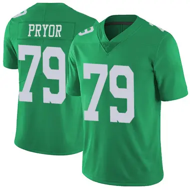 Matt Pryor Men's Limited Green Philadelphia Eagles Vapor Untouchable Jersey