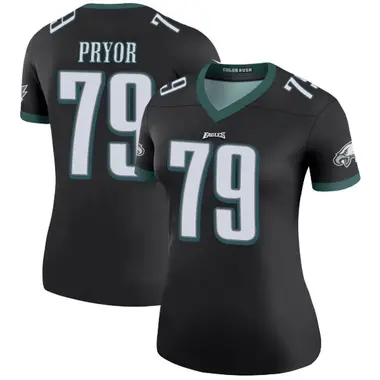 Matt Pryor Women's Legend Black Philadelphia Eagles Color Rush Jersey