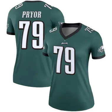 Matt Pryor Women's Legend Green Philadelphia Eagles Jersey