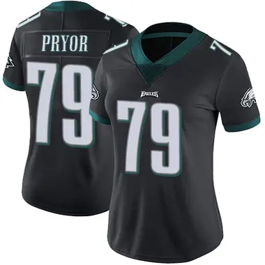 Matt Pryor Women's Limited Black Philadelphia Eagles Alternate Vapor Untouchable Jersey