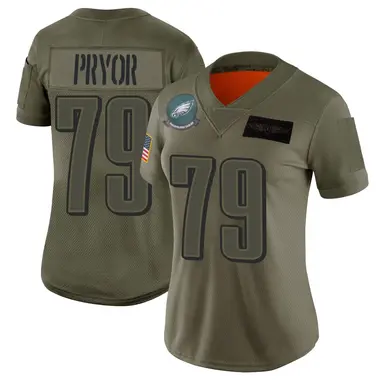 Matt Pryor Women's Limited Camo Philadelphia Eagles 2019 Salute to Service Jersey