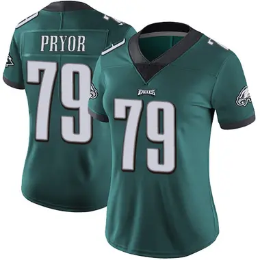 Matt Pryor Women's Limited Green Philadelphia Eagles Midnight Team Color Vapor Untouchable Jersey