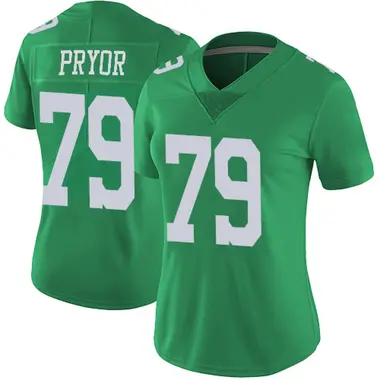 Matt Pryor Women's Limited Green Philadelphia Eagles Vapor Untouchable Jersey