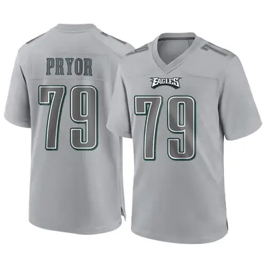 Matt Pryor Youth Game Gray Philadelphia Eagles Atmosphere Fashion Jersey
