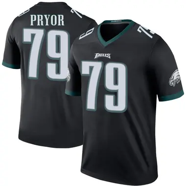 Matt Pryor Youth Legend Black Philadelphia Eagles Color Rush Jersey
