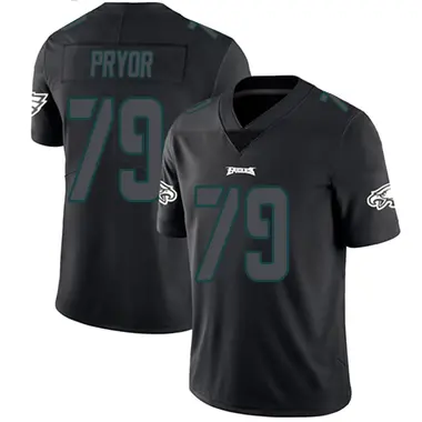 Matt Pryor Youth Limited Black Impact Philadelphia Eagles Jersey