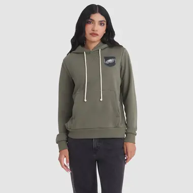 Women's Olive Philadelphia Eagles 2025 Salute to Service Sideline Hoodie